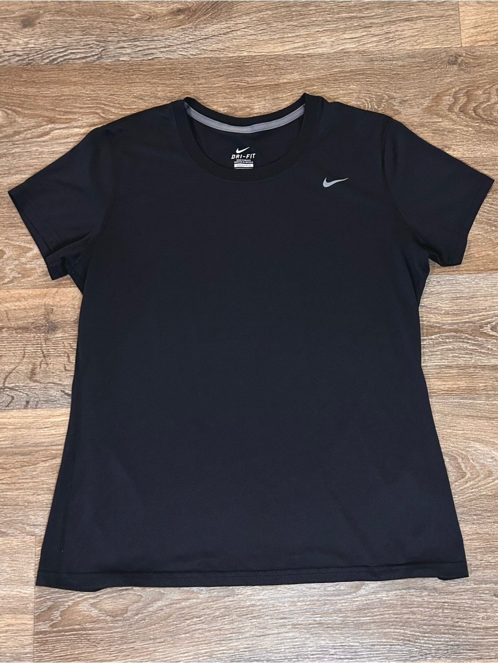 Nike Black Women's Dri-FIT Short Sleeve Athletic Tee